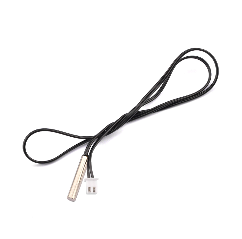 DIPPRUN 10k Temperature Sensor Probe Thermocouple Probe Cable Wire 0.5 Meter Waterproof Temp Sensor Probe, Stainless Steel 3950 Ntc Temp Sensor Probe