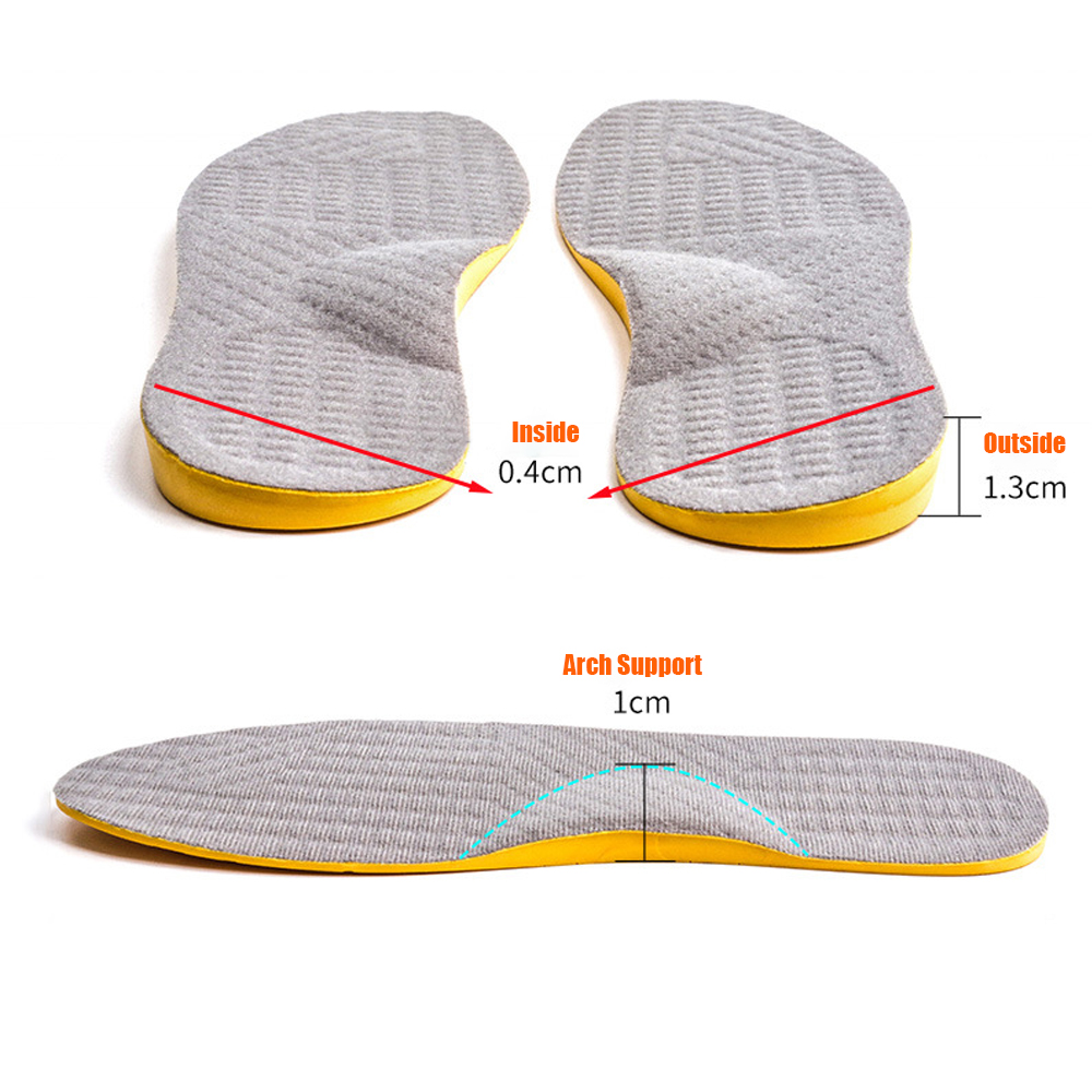 HOT 1Pair Orthopedic Insole Arch Support For Women Men O/X-Leg Pads ...
