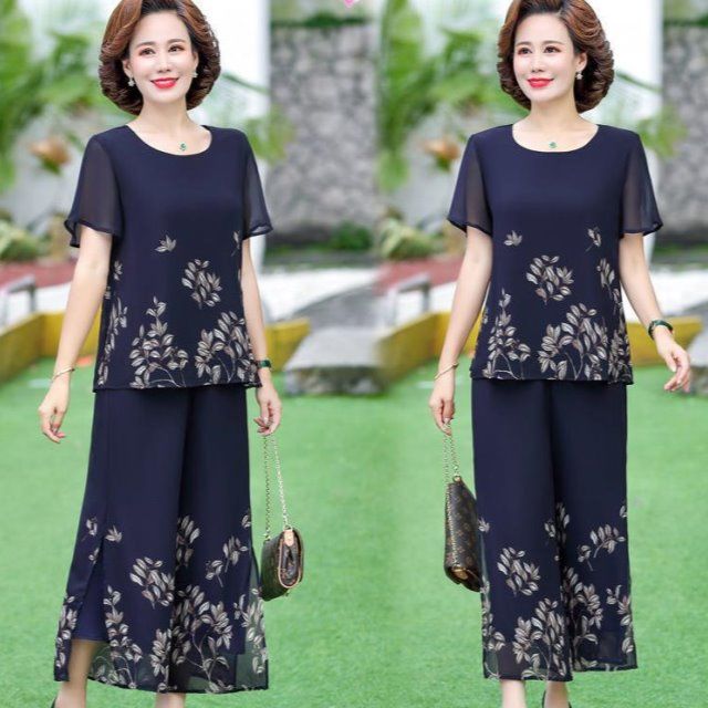 Đồ bộ trung niên cho mẹ- quần áo trung niên nữ- bộ quần áo trung niên kiêu dáng sang trọng- sét đồ bộ nữ Áo kiểu nữ- áo sơ mi trung niên nữ