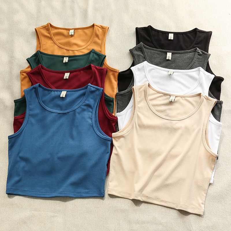 %E3%80%90Parchment%20&%20Lace%E3%80%913pcs%20Set%20Summer%20Women%20Retro%20Crop%20Top%20High%20Waist%20Slimming%20Stretch%20Short%20Sleeveless%20Bottoming%20Tops%20-%20Image%203