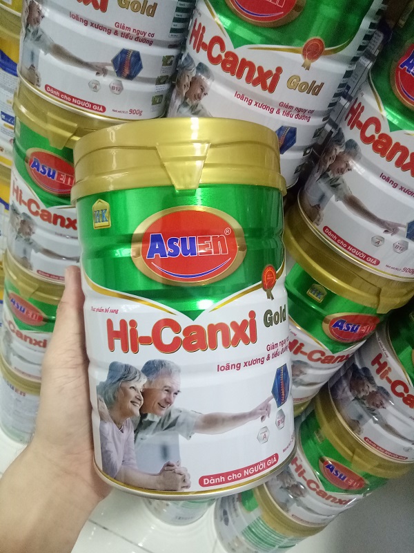 Sữa Asuen Hi-Canxi Gold cho người trên 30 tuổi 900g