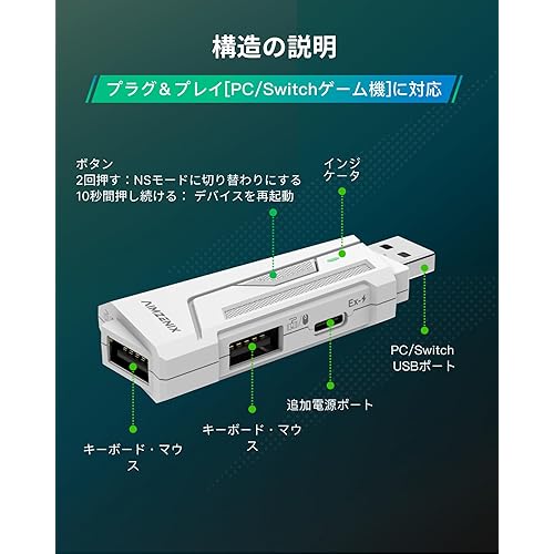 Aim Adapter Computer Xim Apex AX200 Mouse & Keyboard Adapter For PC Gaming – Key Mapping ...