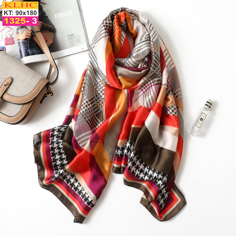 Khăn Choàng Lụa Thời Trang 1005 - Thế Giới Khăn Đẹp - Giá Sỉ