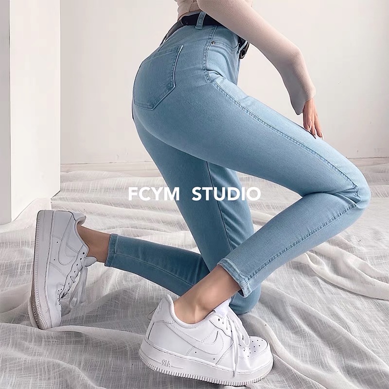QUẦN SKINNY JEANS ÔM DÁNG DÀI QUẦN DÀI NỮ CO GIÃN LƯNG CAO