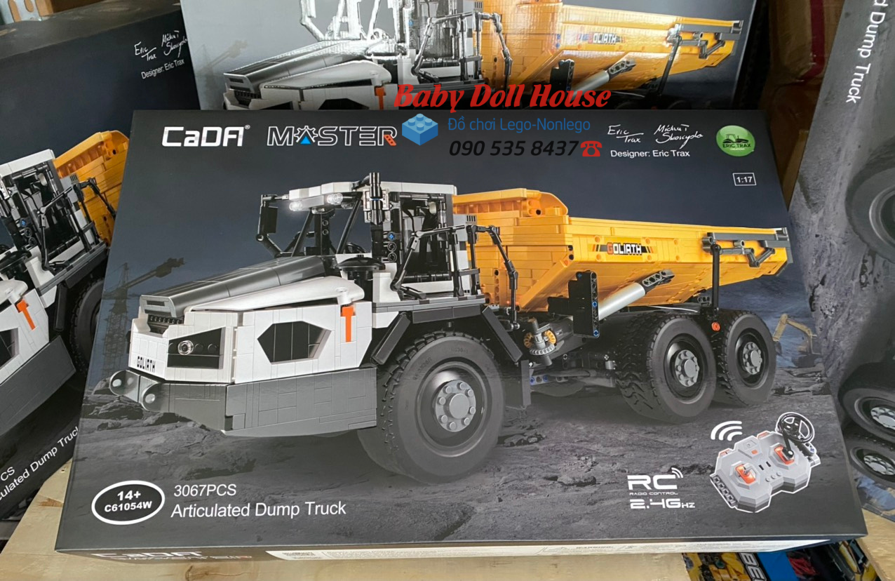Đồ chơi lắp ráp tườn thích Lego Technic Cada C61054 𝑿𝒆 𝒕𝒂̉𝒊 𝒕𝒖̛̣ đ𝒐̂̉ 𝒌𝒉𝒐̛́𝒑 𝒏𝒐̂́𝒊