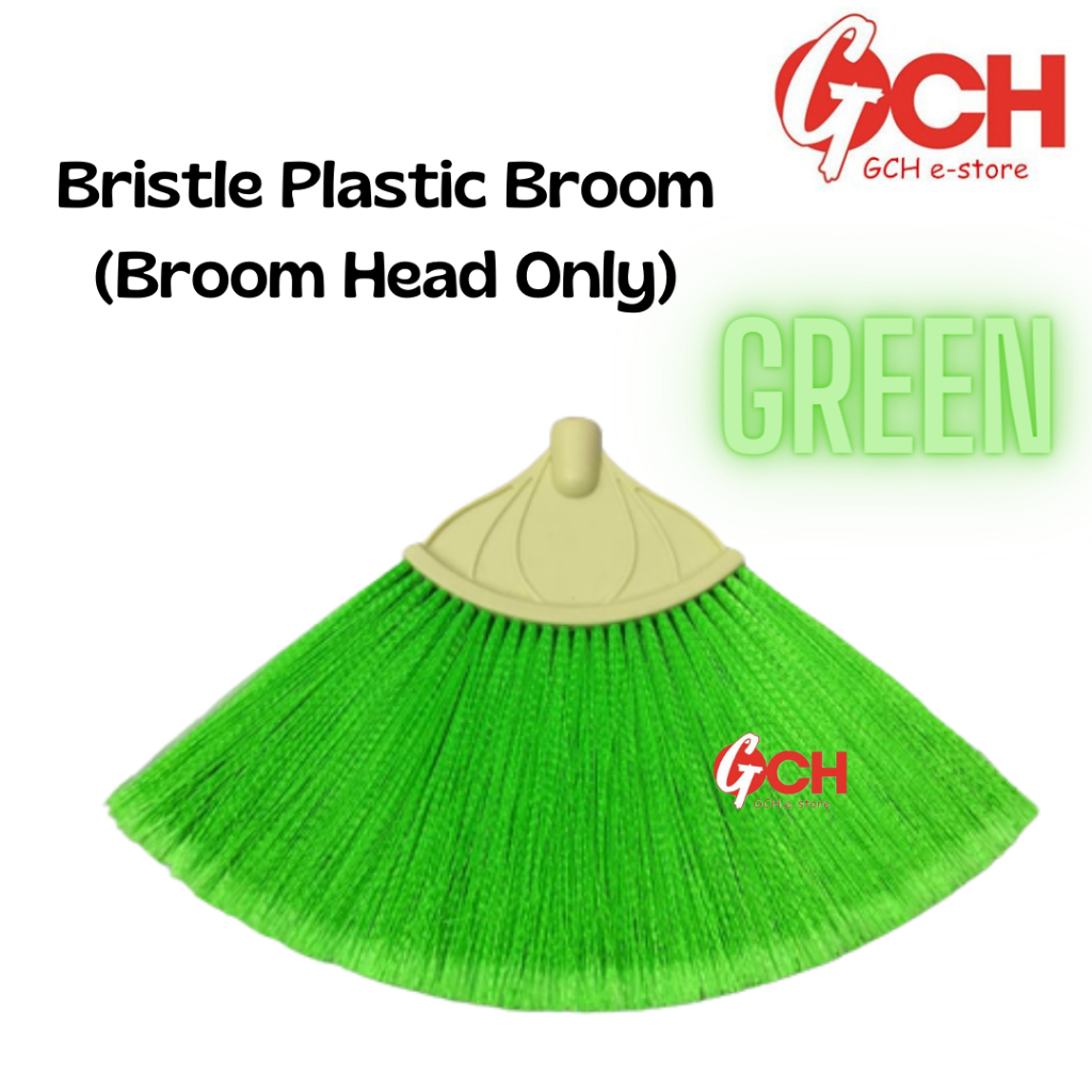 🔥Nylon Bristle Broom With Handle / Plastic Medium Hard Broom / Broom