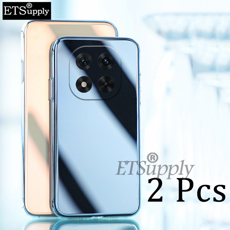 2 Pack Phone case Xiaomi Poco X7 Pro Soft Transparent Full Protection Clear Back Cover Poco X7 Case.