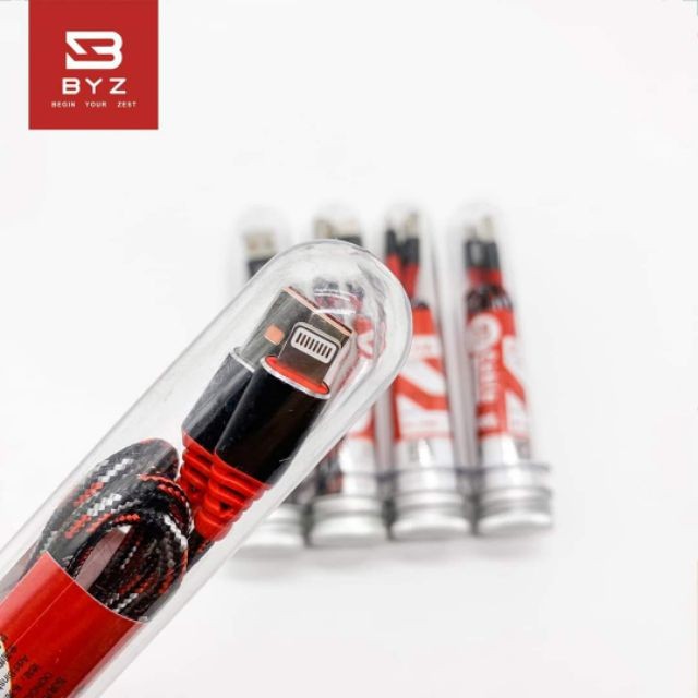 CÁP SẠC NHANH BYZ dây dù micro type c lightning