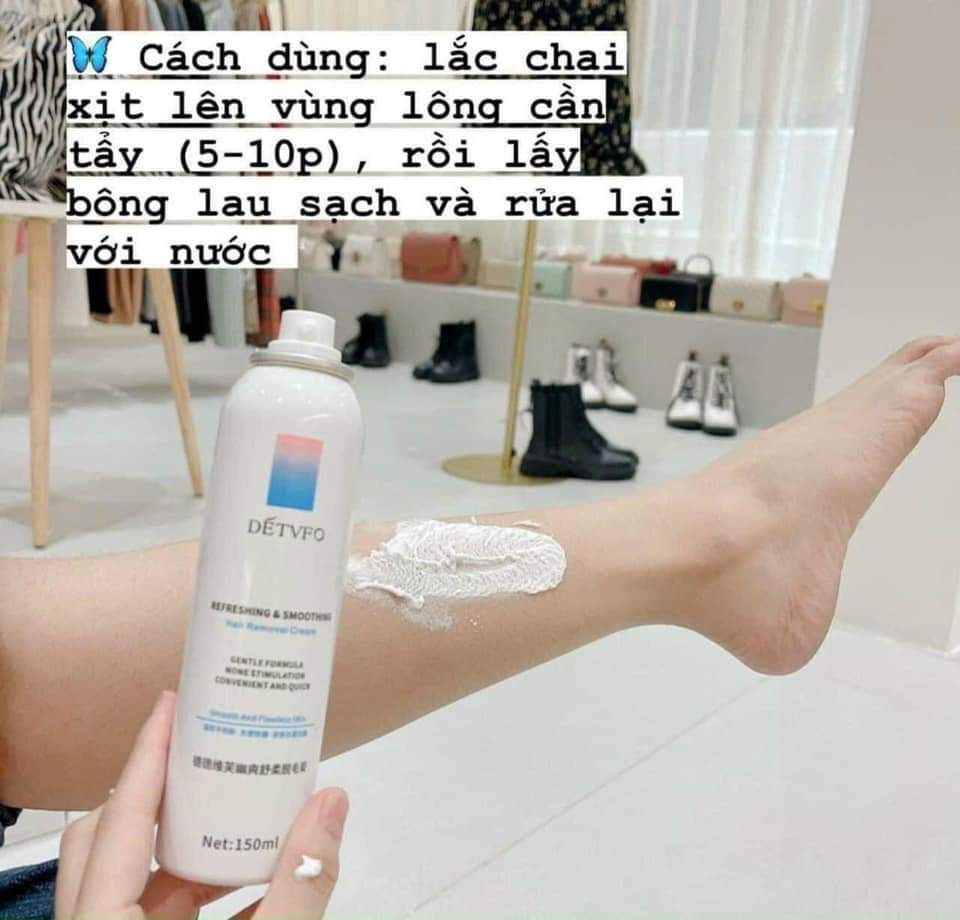 ❌ XỊT TẨY LÔNG DETVFO SIÊU HOT❌