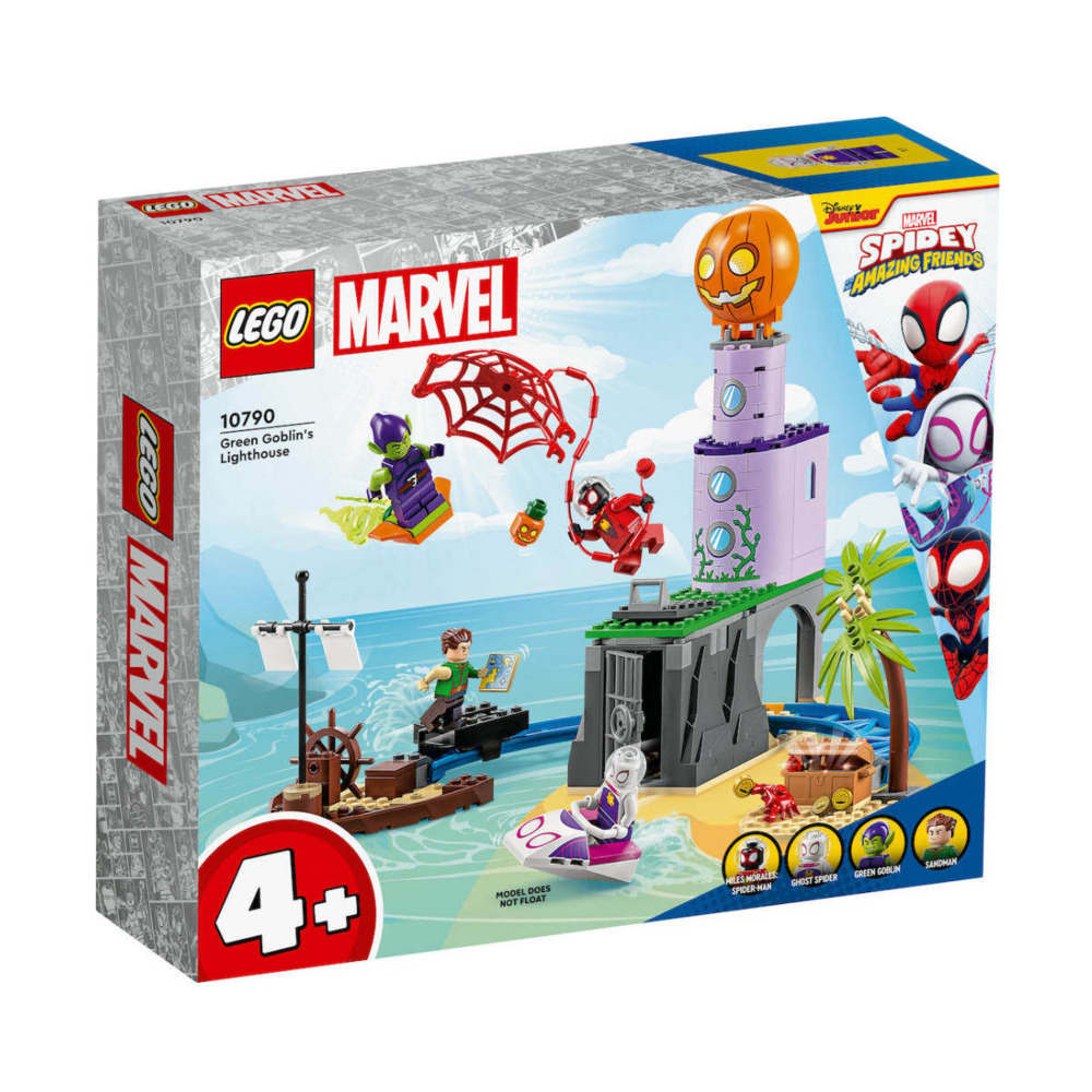 Lego® 10790 marvel team spidey at green goblin's lighthouse 4+ lego đồ chơi gạch