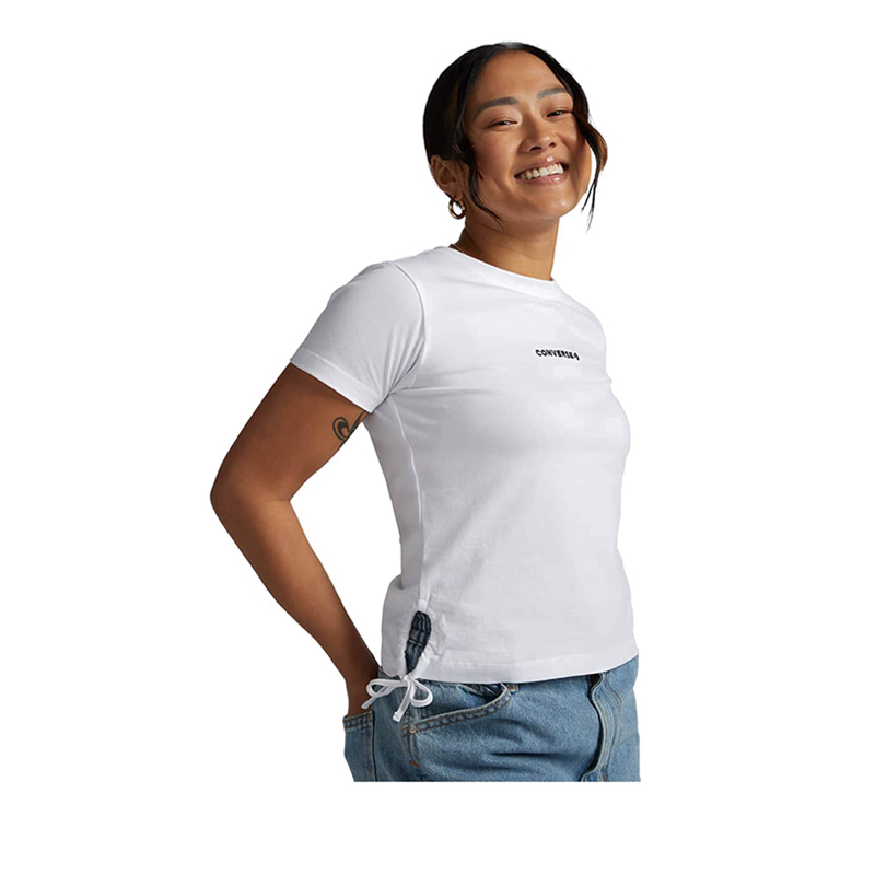 Women\'s - Fashion Lazada White Wordmark PH Converse T-Shirt |