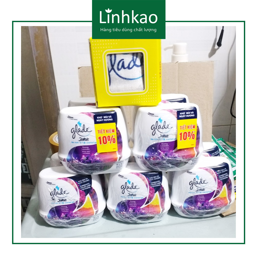 [Tặng khăn] Combo 2 Sáp Thơm Glade 180g nhiều hương