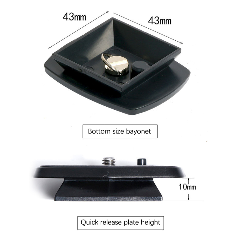 huwobei3792797 Release Plate Camera Tripod Ball Head Quick Release Plate Replacement SLR Camera PTZ Quick Release Plate Photography Accessories Applicable To Yunteng 668 888