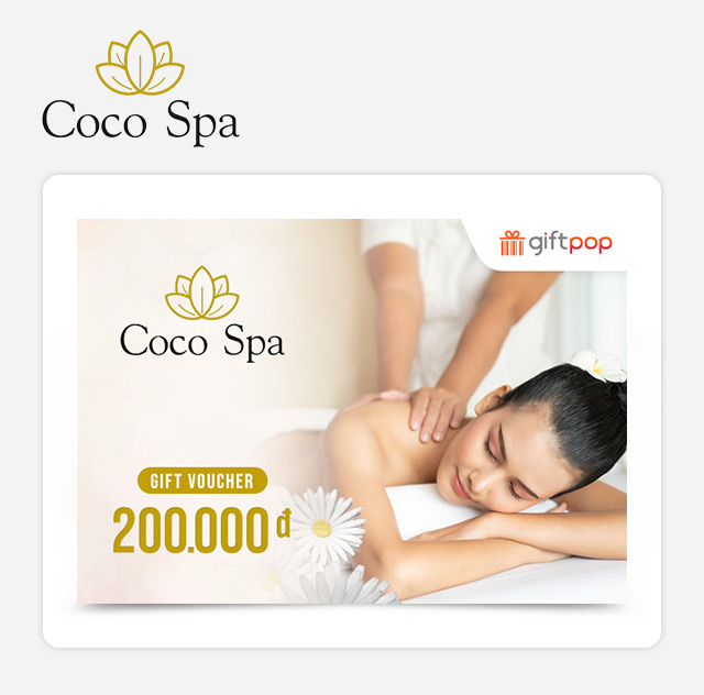 Evoucher - Coco Spa Gift Voucher 200K