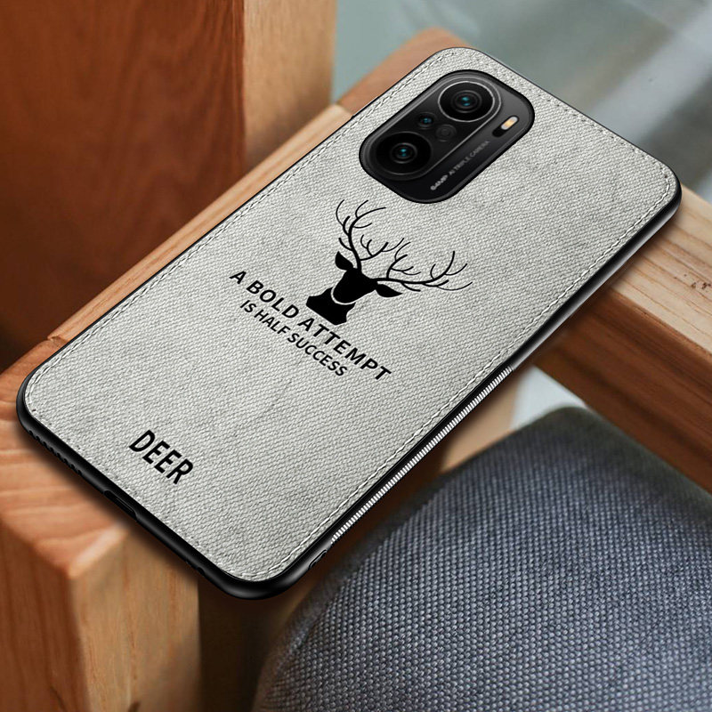Ốp lưng Samsung Galaxy Note 10 Plus chống sốc vải đầu hươu cao cấp