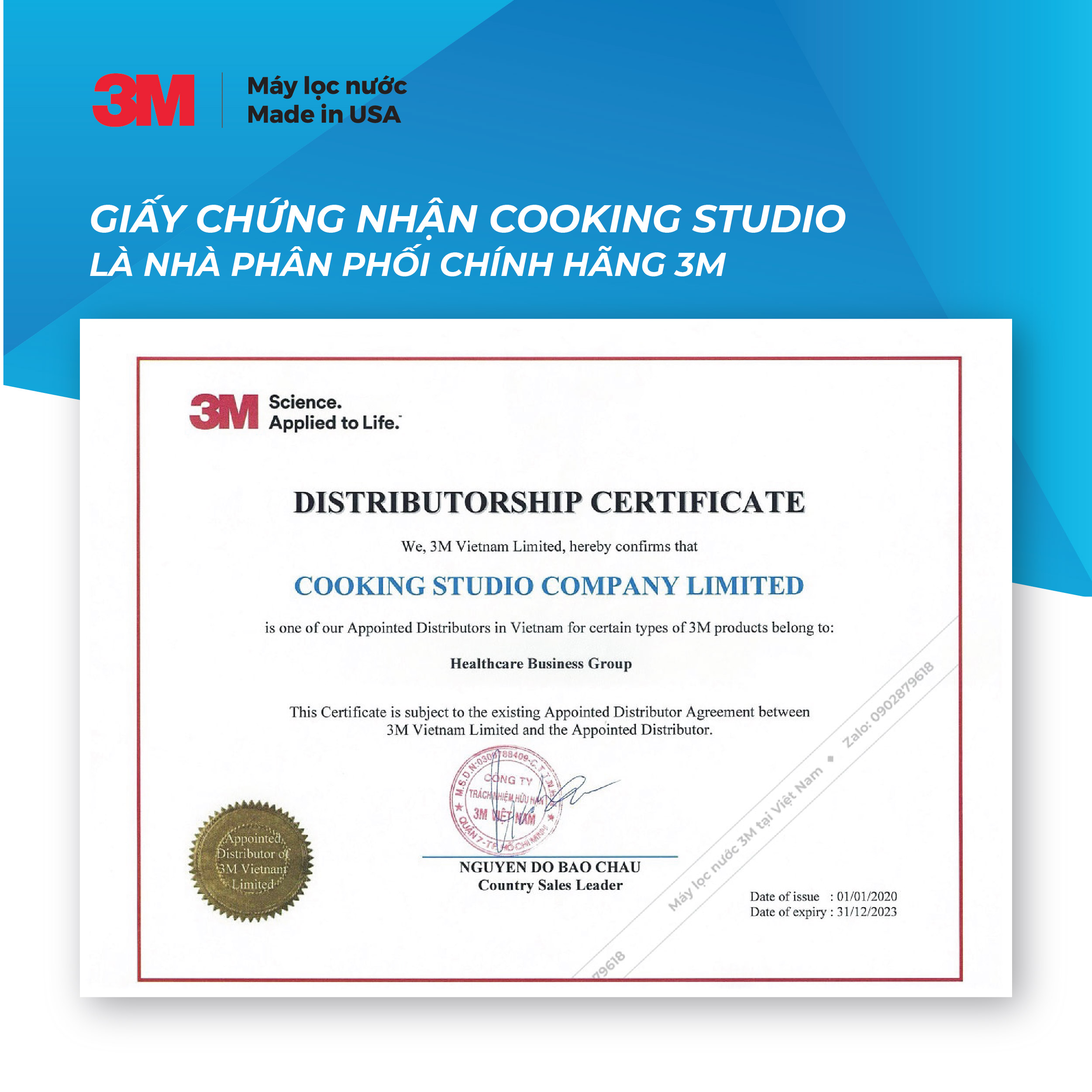 Lõi Thay Thế Cho Máy Lọc Nước 3M BREW110-MS (HF10-MS)