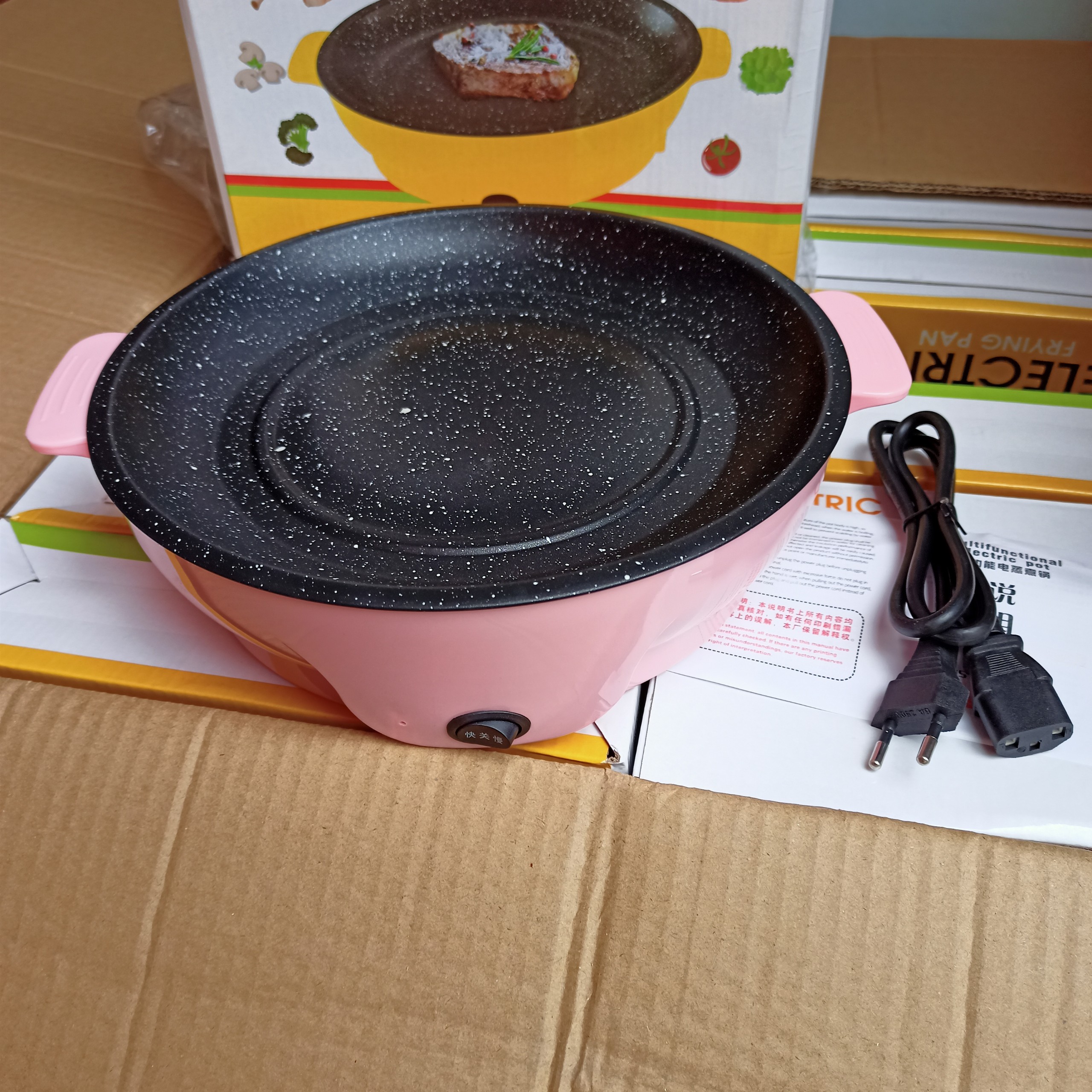 CHẢO NƯỚNG ĐIỆN ĐA NĂNG MINI 26CM (HOT 2022)