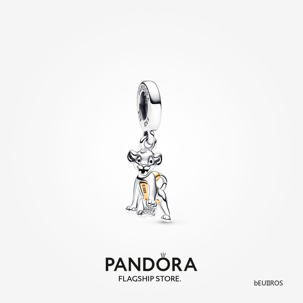 Hot 2023 New Pandora Disney 100th Anniversary Simba Dangle Charm Bracelets