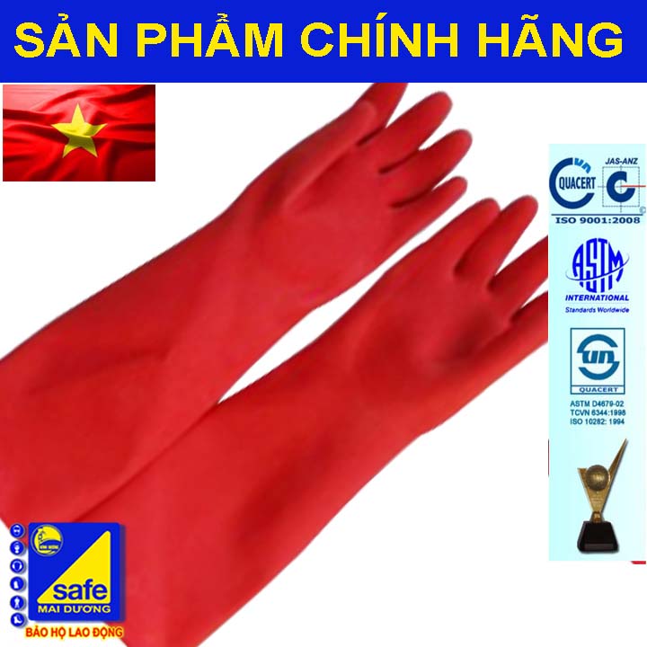 Găng tay cao su hóa chất