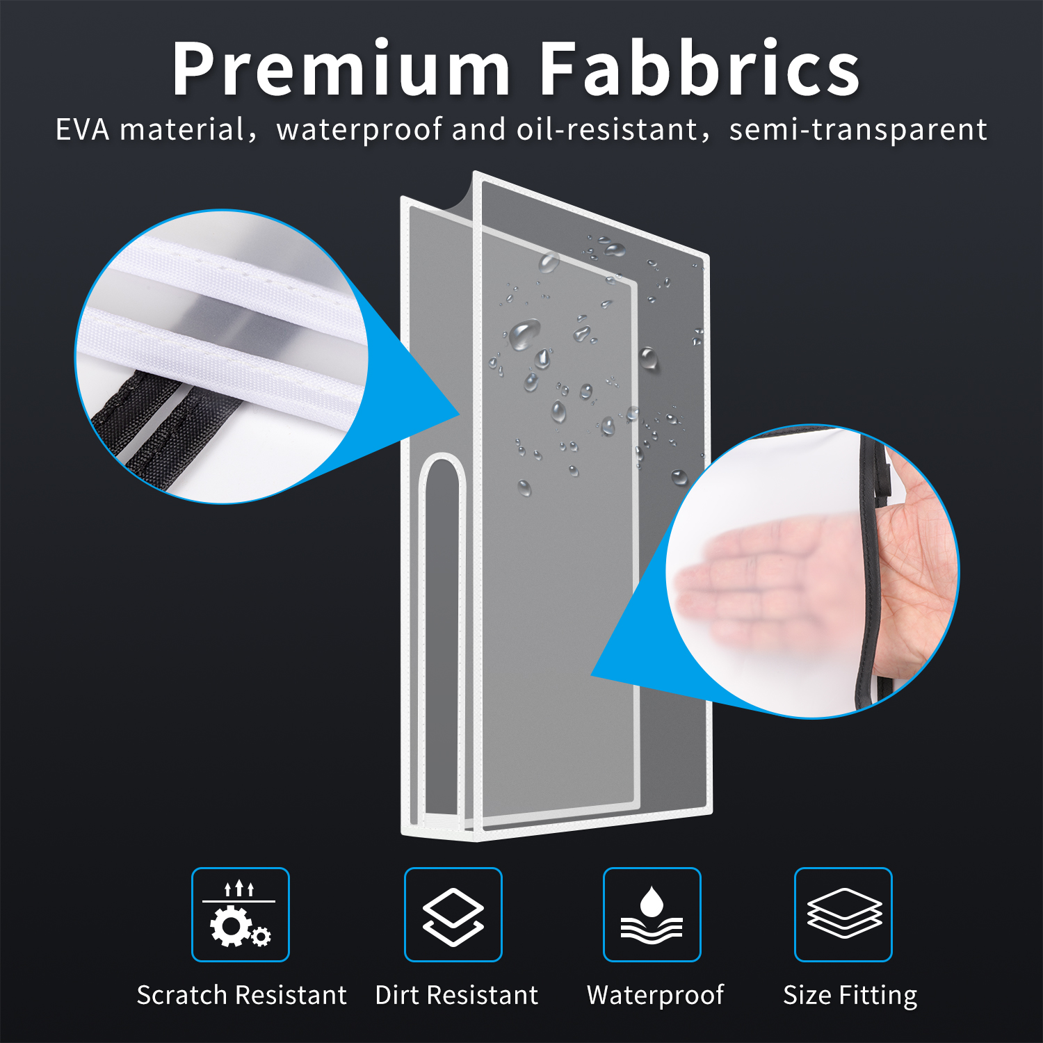 【Big-promotion】 Translucent dust Protective Case For PS5 Pro Console ,Soft,Vertical ,Anti-Scratch , Disc Digital Universal Protective Case ,Game.