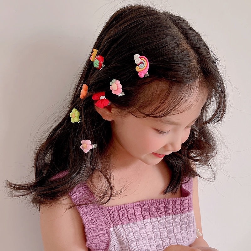 Set 10 Kẹp Tóc Mini Dễ Thương Cho Bé