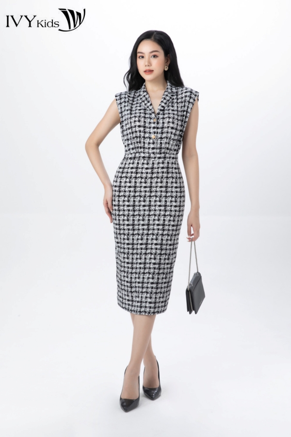Đầm lụa ôm không tay IVY moda MS 41M7439