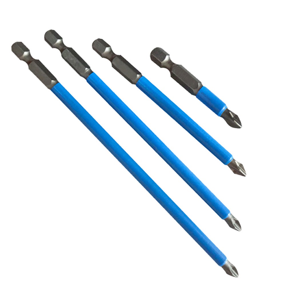 4pcs Non-Slip Screwdriver Bit 50mm90mm127mm150mm For Wind Batch Hand Drill Charging Screwdriver