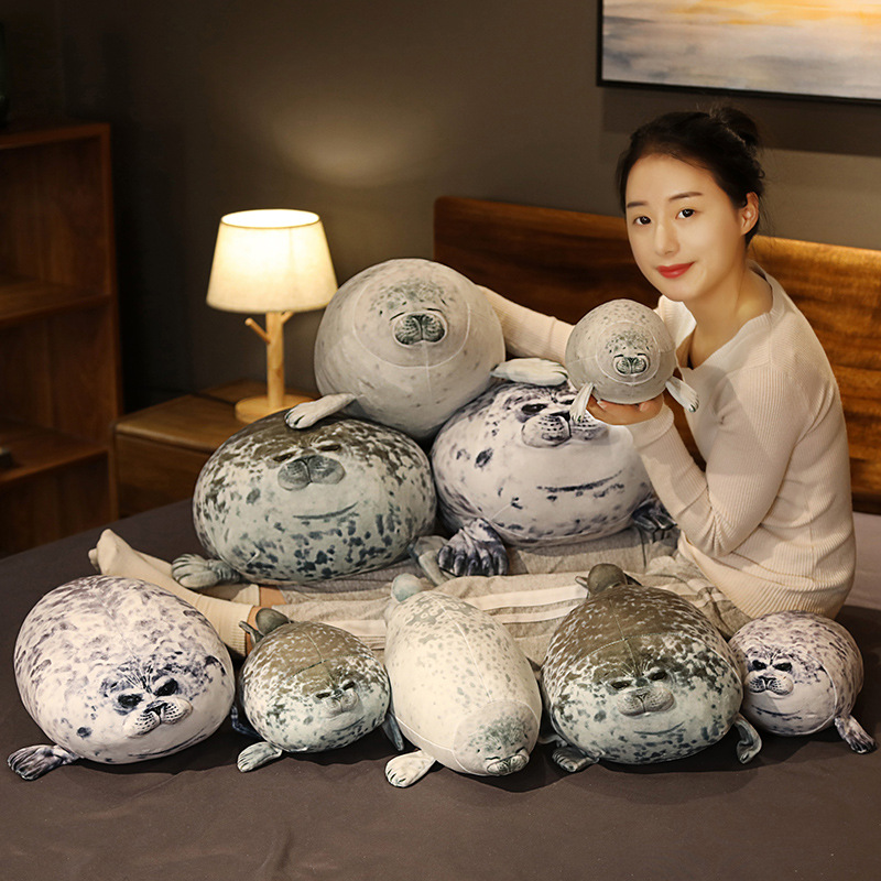 Simulation Seal Pillow Aquarium Plush Toy