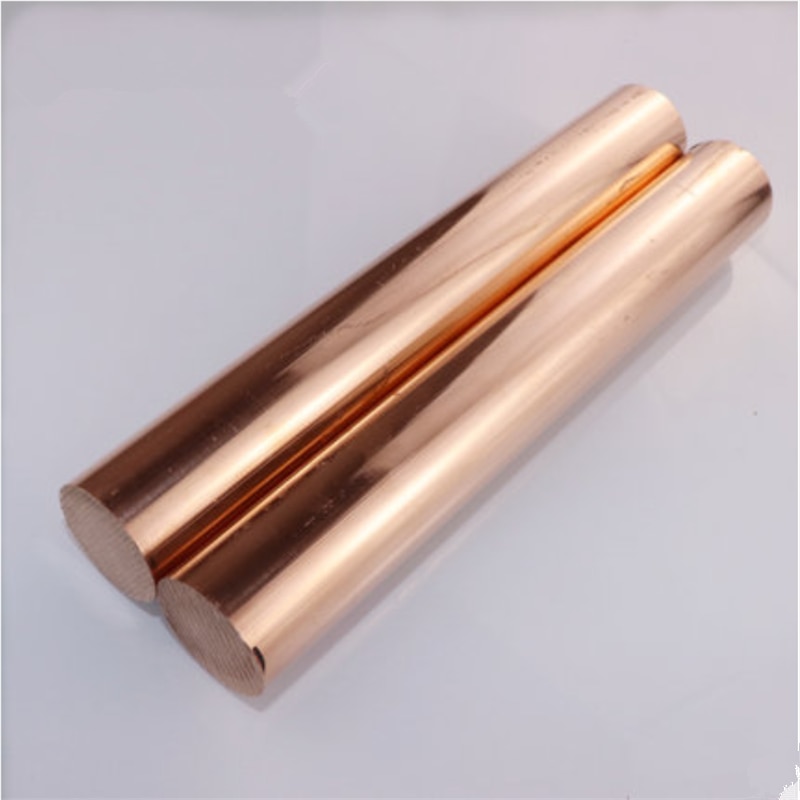 Copper rod length 100mm diameter 4/5/6/7/8/10/12/14/15/16/18/20mm brass stick t2 copper bar diy parts dropshipping