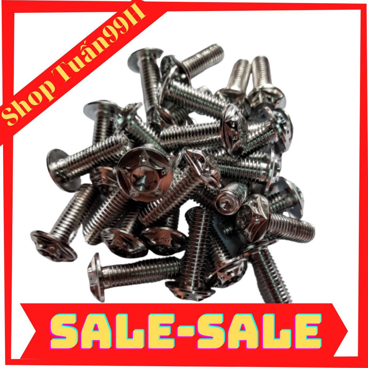 BỘ 4 CON ỐC ĐĨA SALAYA 8LY x 20mm