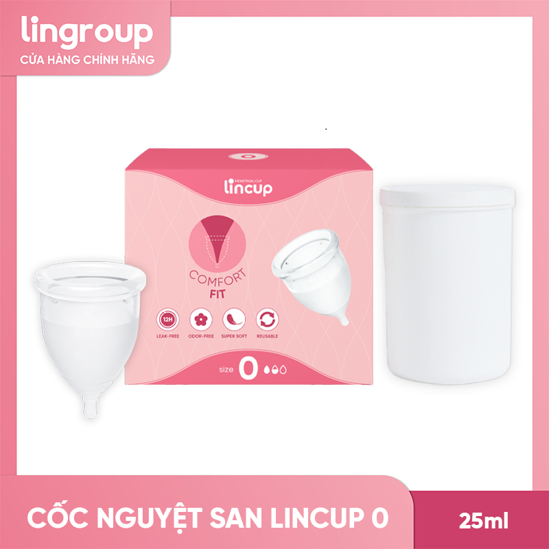 Cốc nguyệt san Lincup & Túi lụa, bàn chải