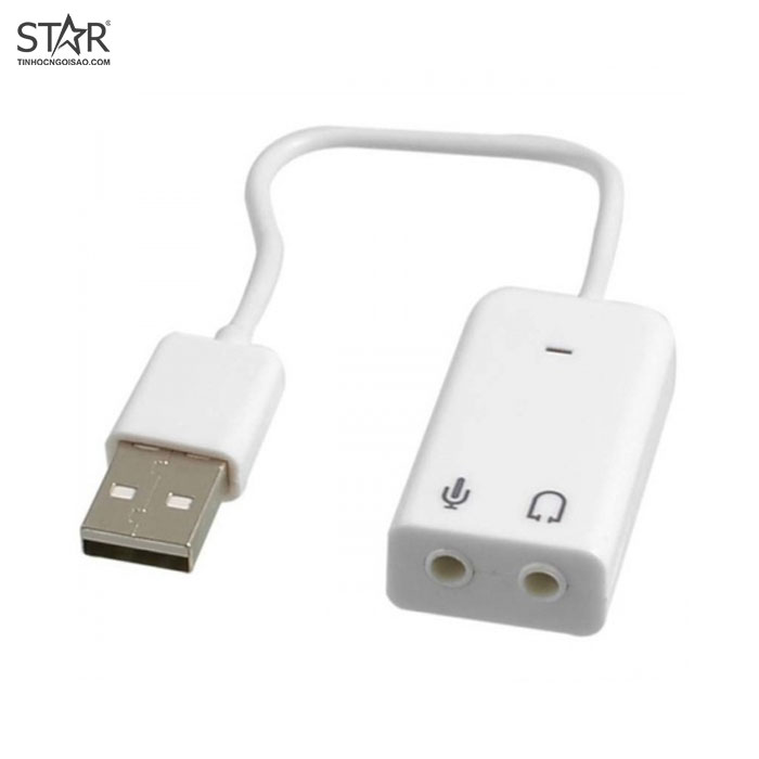 Usb ra Sound Có Dây 7.1 ( Cáp Chuyển Đổi Từ USB ra âm thanh và mic cổng 3.5)