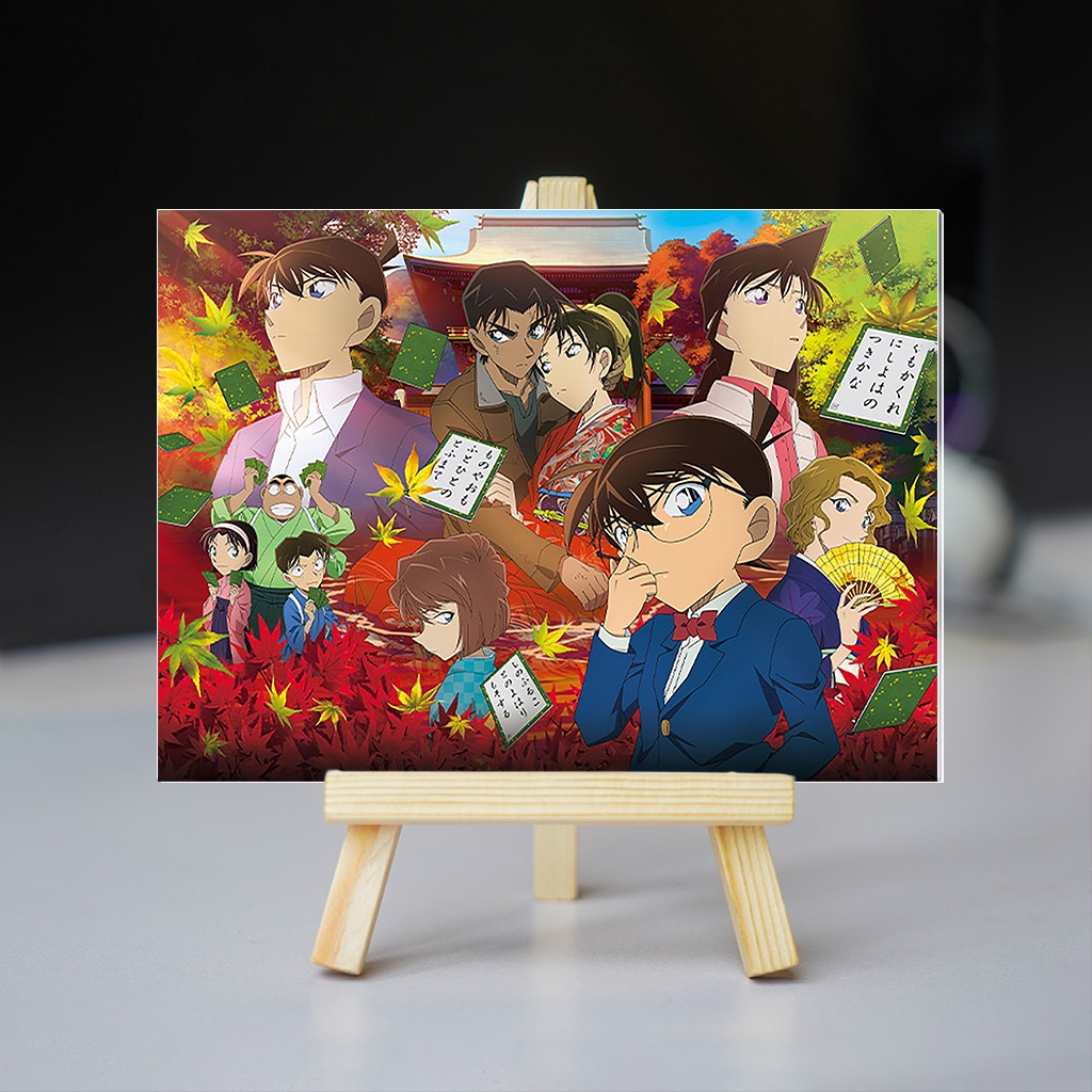 Tranh kính trang trí thám tử lừng danh conan anime