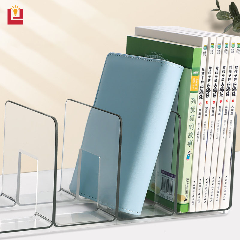 YONUO  Acrylic giá sách, sinh viên đọc sách lưu trữ đứng, máy tính để bàn Sách văn phòng giá sách