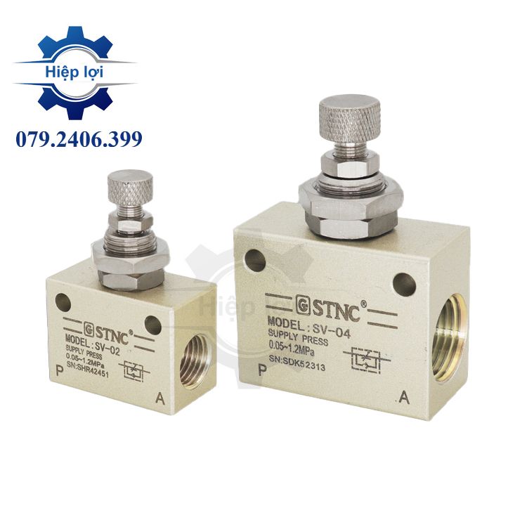 {STNC} Van Tiết Lưu Khí Nén ST01~10 – Tùy Chỉnh Lưu Lượng Dễ Dàng, Kiểm Soát Hơi Chính Xác Hơn