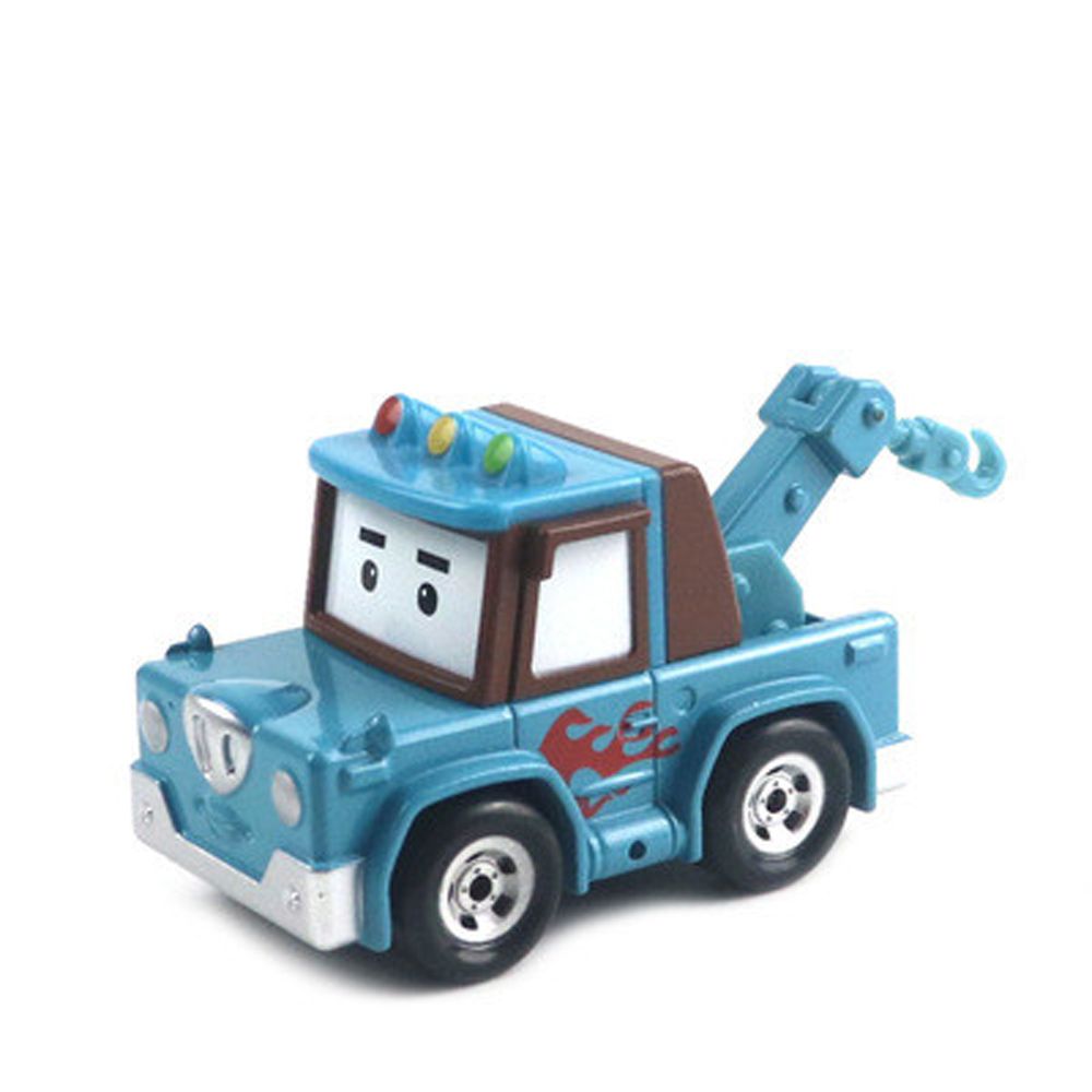 HJDH Đồ chơi Anime Phim hoạt hình Món quà tốt nhất Đồ chơi trẻ em Roy Haley Robot Poli Xe hợp kim kim loại Anba Roy Robocar Poli Hình hành động