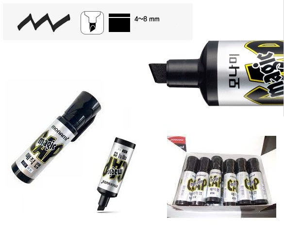 Bút lông dầu Monami Magic Cap Permanent Marker