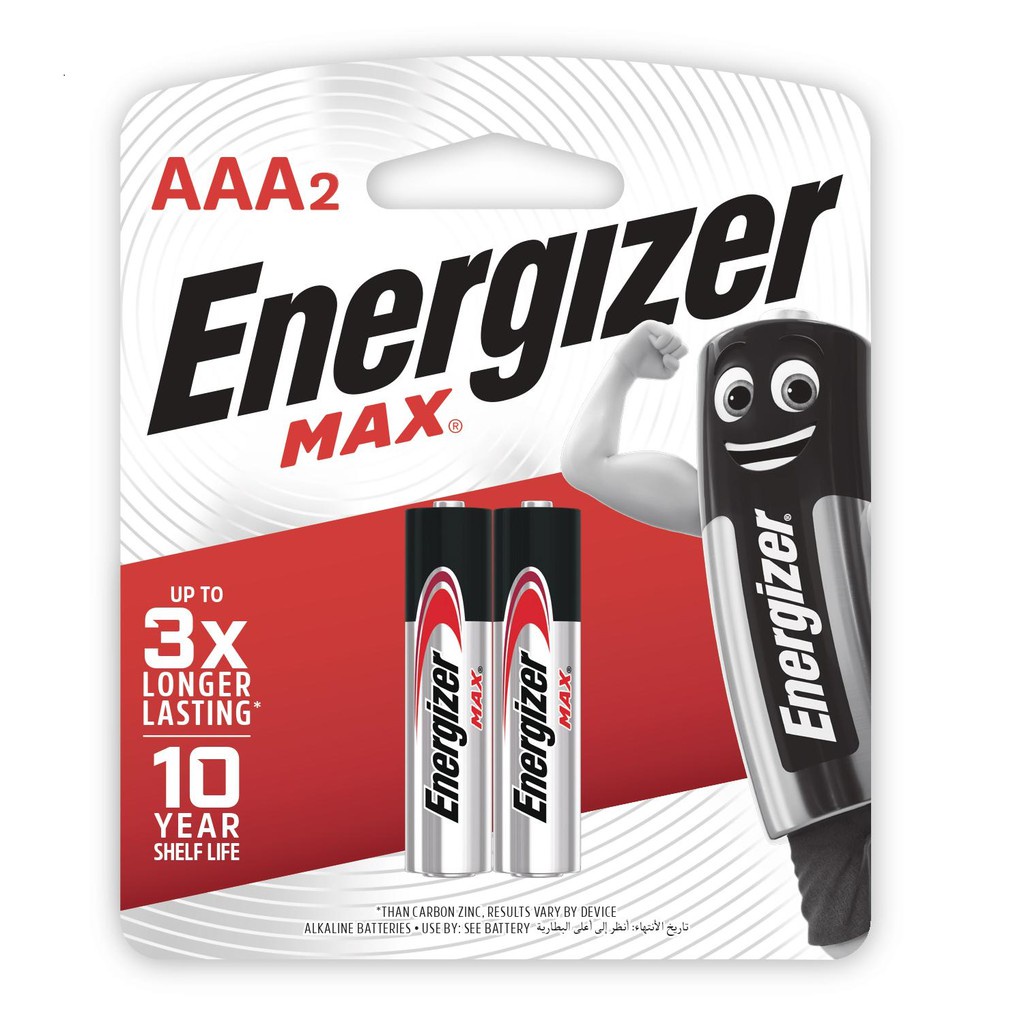Pin AAA Energizer Max E92 BP2 - Vỉ 2 Viên