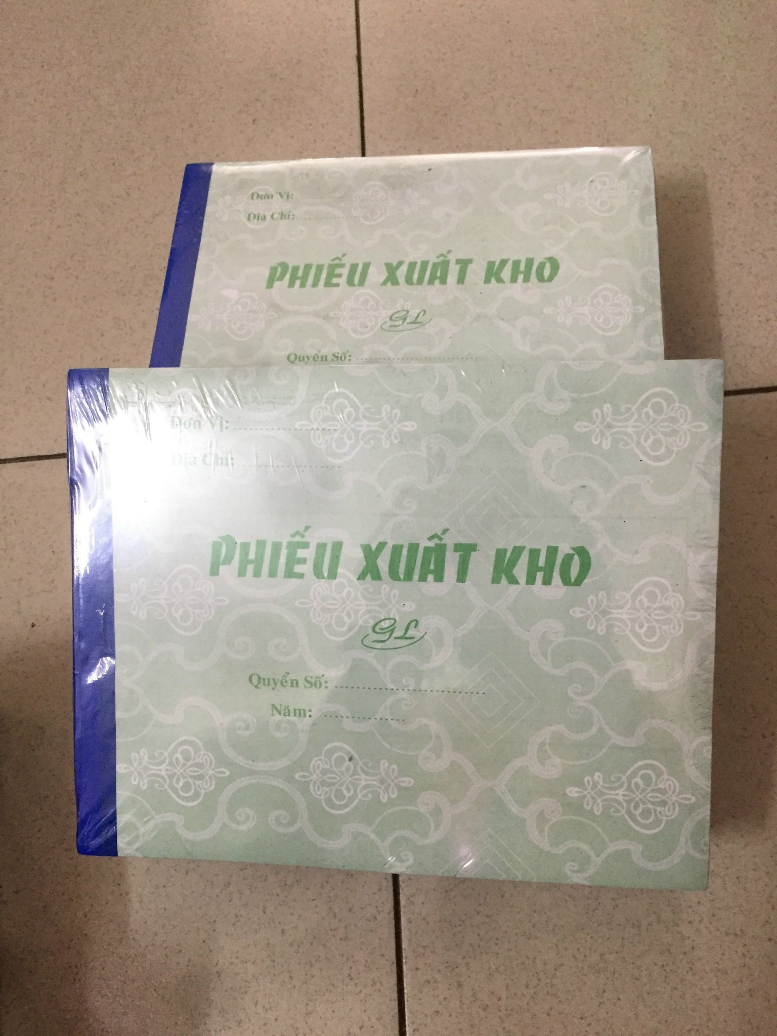 10 CUỐN Phiếu Xuất kho - Nhập kho A5 - Phiếu 2 liên (100 tờ), 3 liên (150 tờ)