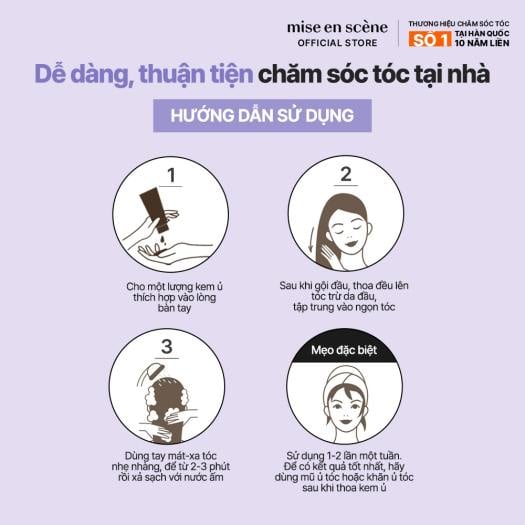 Kem Ủ Tóc Tăng Độ Bồng Bềnh Cho Tóc Mise En Scene 180ml