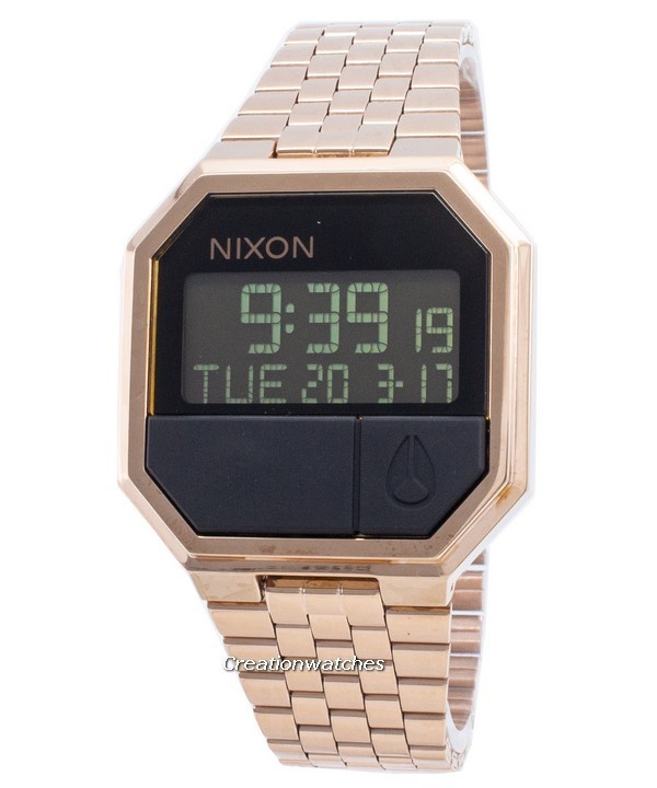 nixon rerun rose gold