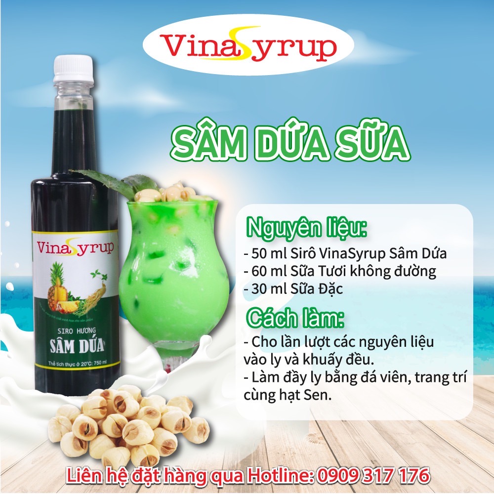 Sâm Dứa Vinasyrup 750ml - Siêu Hot