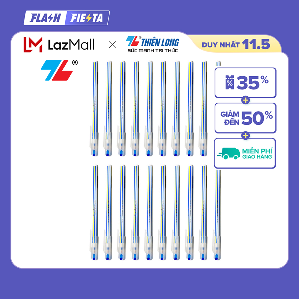 Combo 20 bút bi thiên long tl-093
