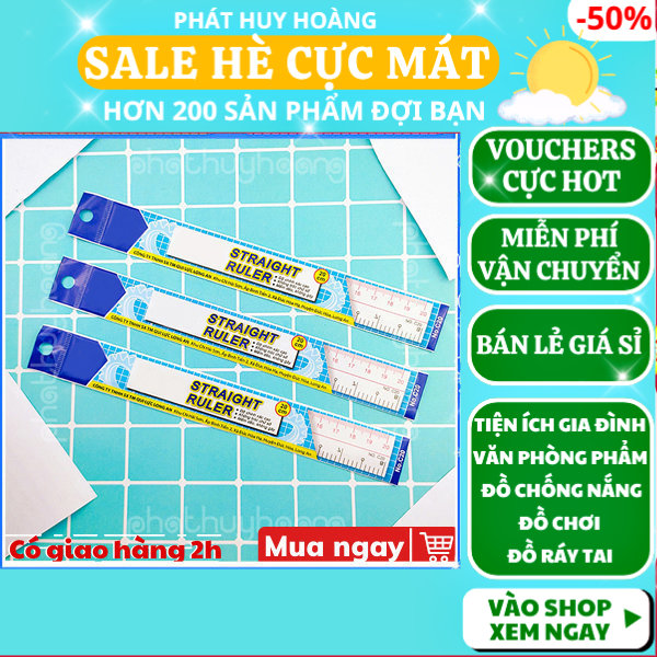 Combo 10 cây thước kẻ dẻo 20cm chất lượng tốt giá rẻ và chất lượng , thước kẻ học sinh dẻo dễ dàng uốn cong chất lượng cao - Phát Huy Hoàng