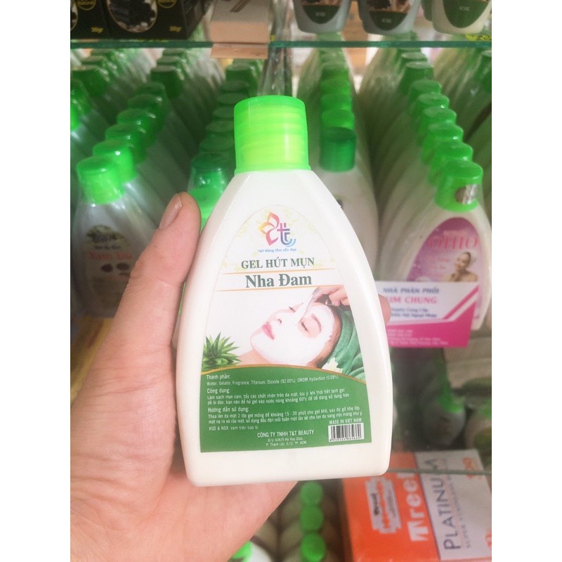 Gel lột mụn T&T 200g (Nha đam, Than hoạt tính)
