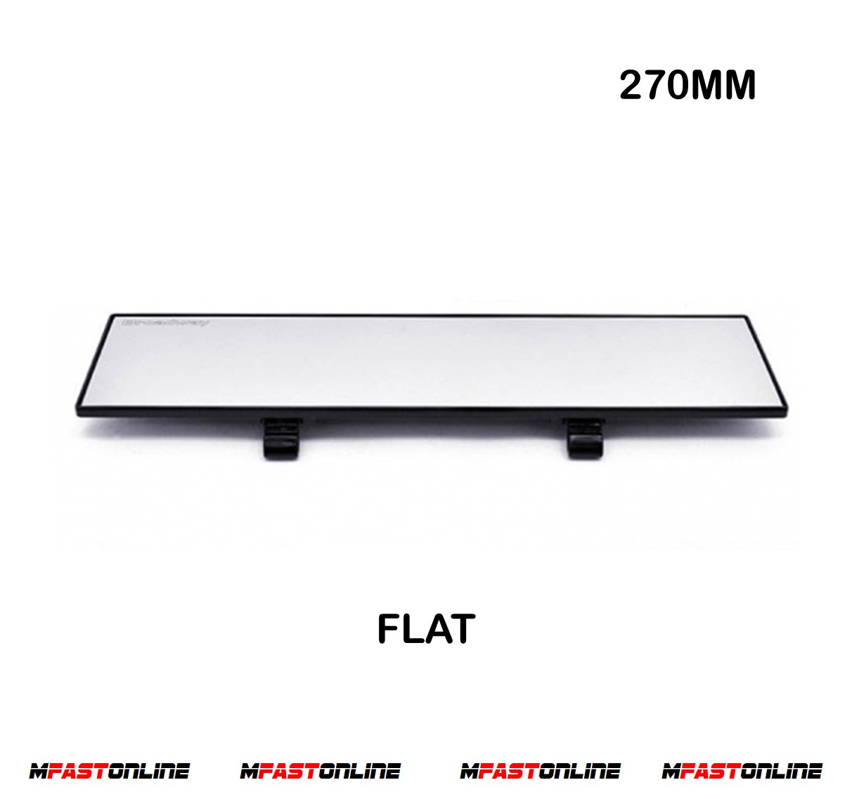 Broadway Rear View Mirror 270mm BLUE / CLEAR MIRROR ULTRAWIDE ANGLE