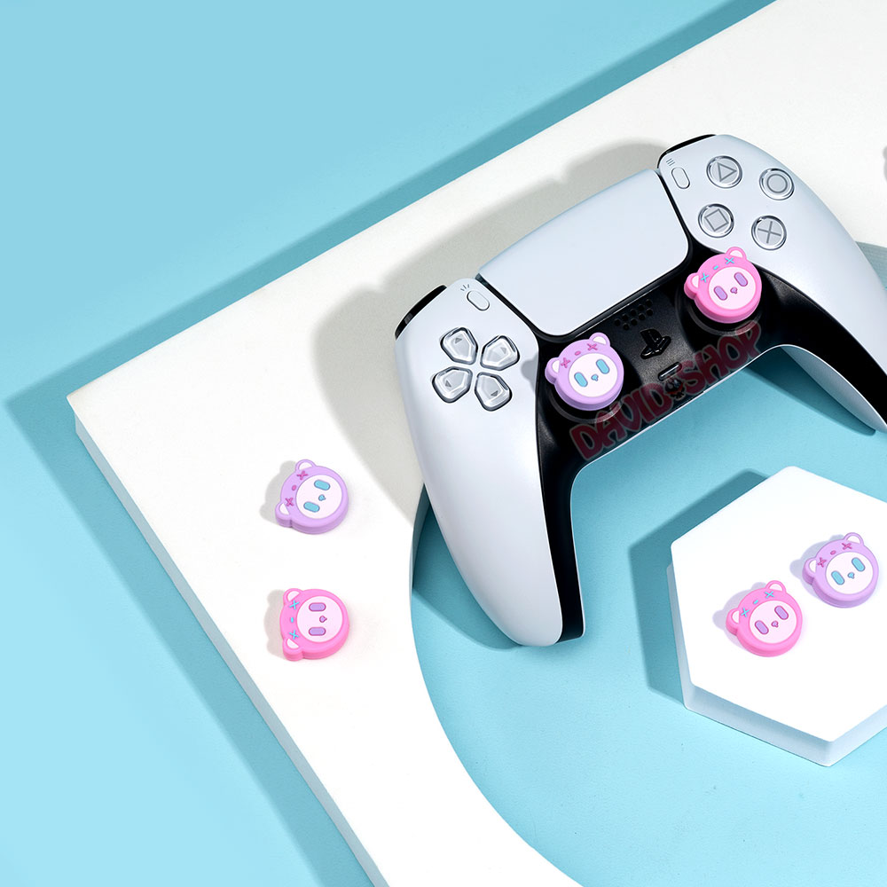 Núm bọc analog Twin Bears hãng Geekshare cao cấp cho tay cầm Xbox One/Series, Pro Controller, DualSense, DualShock 4