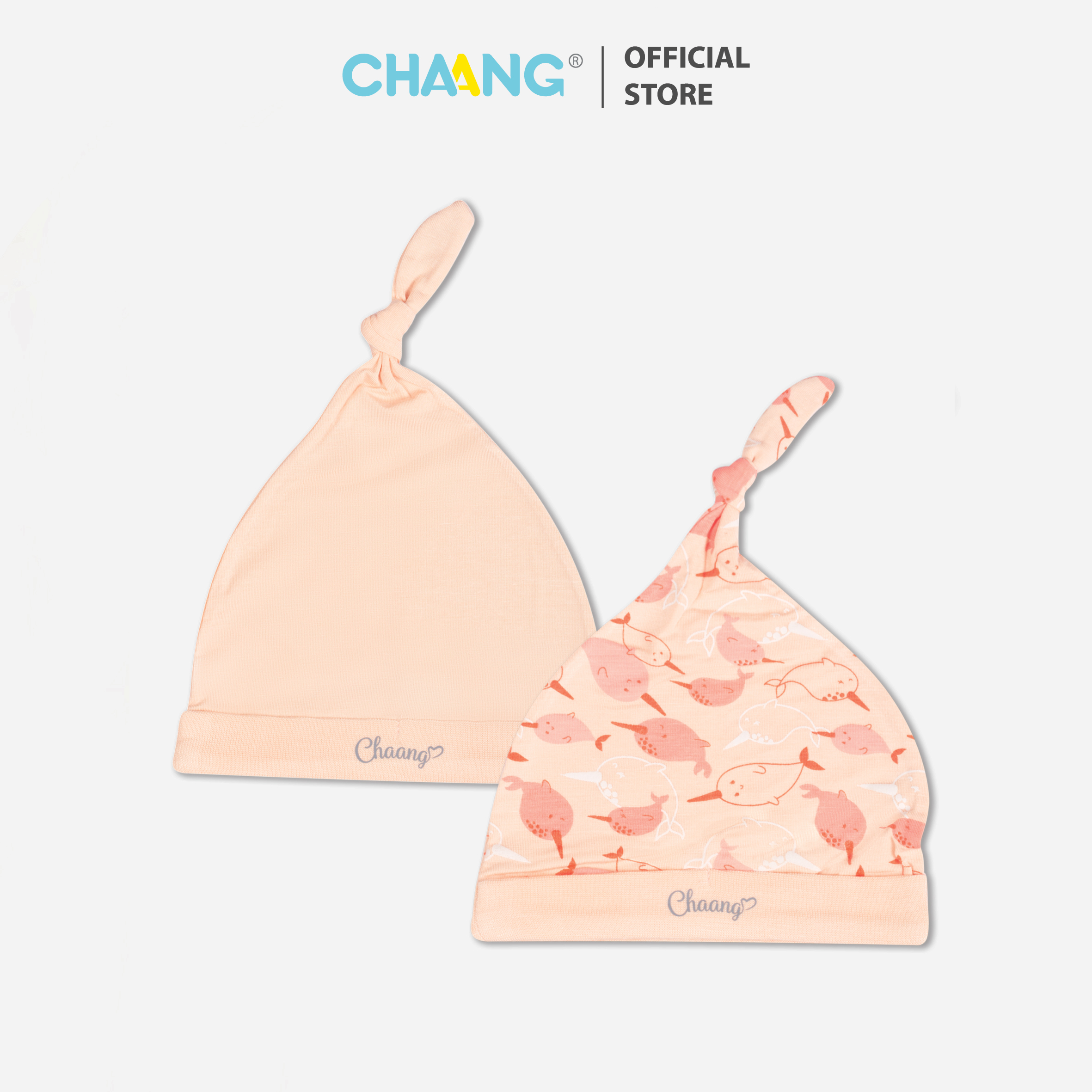 [CHAANG]Set 2 chiếc mũ thóp Sea cho bé Chaang