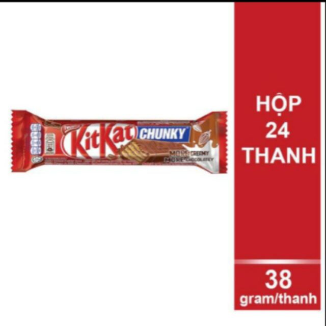 Kitkat sô cô la thanh Chunky 38g