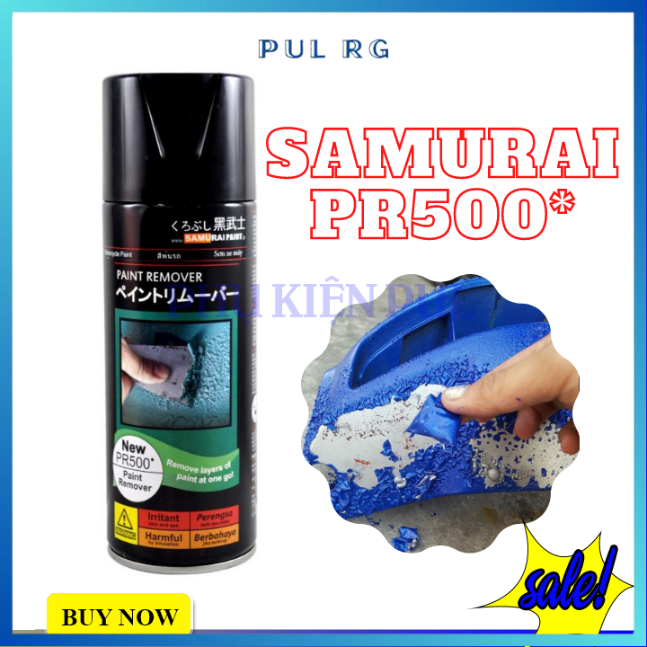 Xịt tẩy lớp sơn samurai PR500 400ml hàng chính hãng